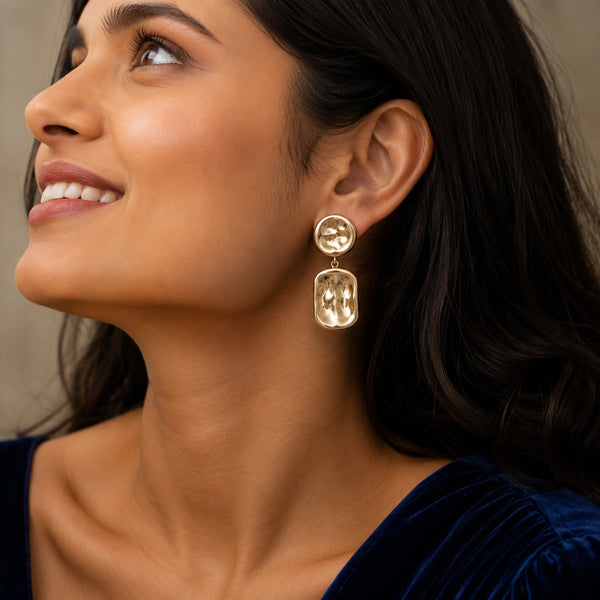 Luna Melt Statement Earrings