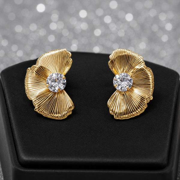 Aurielle Bloom Crystal Stud Earrings