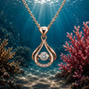 Aurora Teardrop Glow Necklace