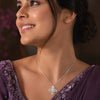 Crystal Bloom Statement Pendant