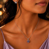 Crystal Heart Solitaire Necklace