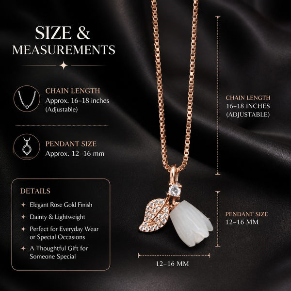 Blossom Drop Pendant Necklace