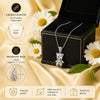 Sparkle Teddy Pendant Necklace