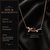 Crystal Vine Drop Necklace