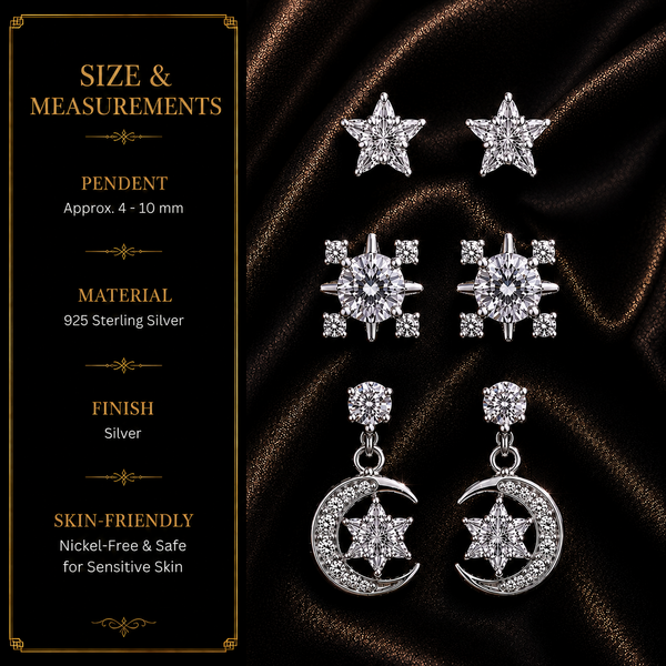 Celestial Glow Stud Set