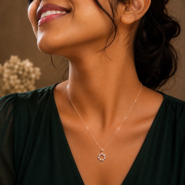 Celestia Circle Necklace