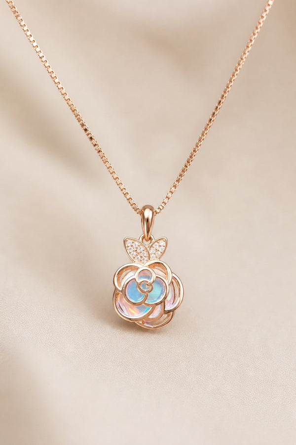 Aurora Bloom Pendant Necklace