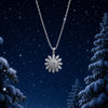Snowflake Bloom Pendant Necklace