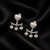 Sparkling Heart Charm 2-in-1 Earrings
