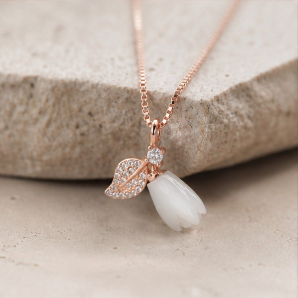 Blossom Drop Pendant Necklace