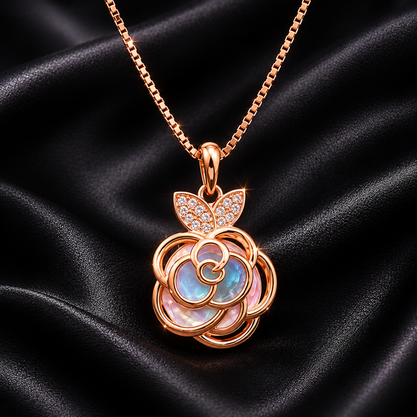Aurora Bloom Pendant Necklace