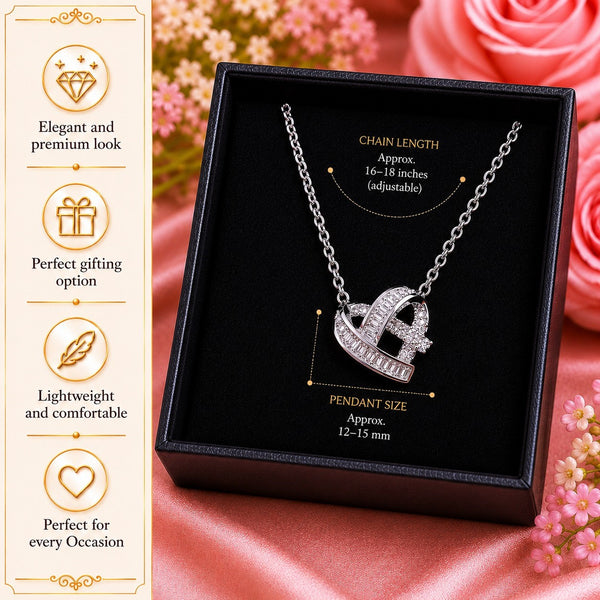 Infinity Love Heart Necklace
