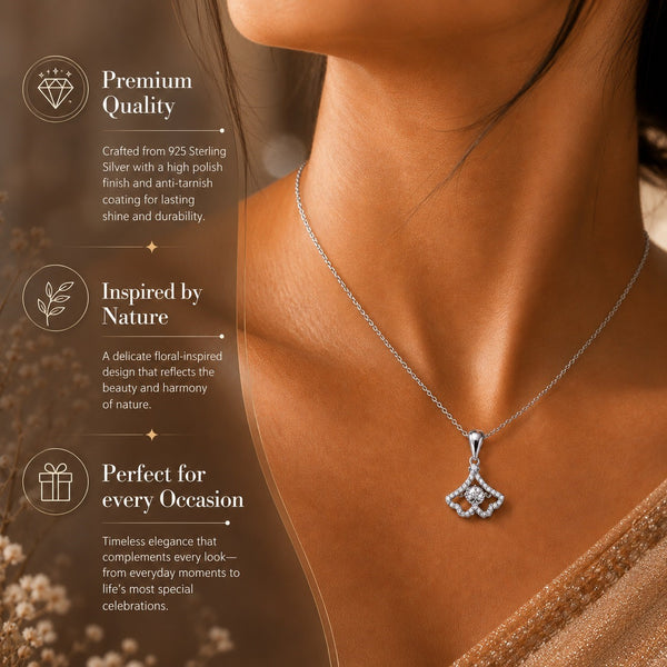 Delicate Sparkle Drop Necklace