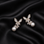 Butterfly Pearl Drop Earrings