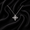 Crystal Bloom Statement Pendant