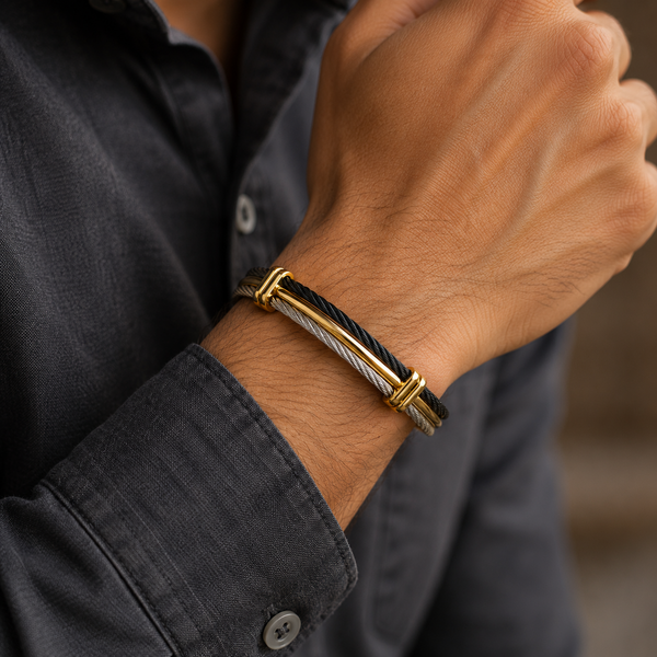 Trinity Wire Luxe Cuff