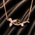 Crystal Vine Drop Necklace