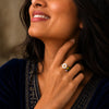 Ivory Bloom Garden Ring