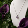 Crystal Heart Solitaire Necklace
