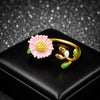 Blush Daisy Bloom Ring