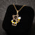 Honey Bear Charm Pendant Necklace
