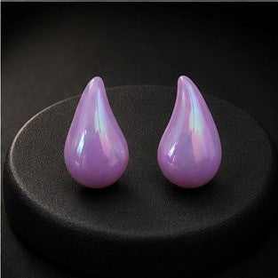 Aurora Teardrop Stud Earrings