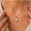 Butterfly Heart Grace Necklace