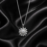 Snowflake Bloom Pendant Necklace