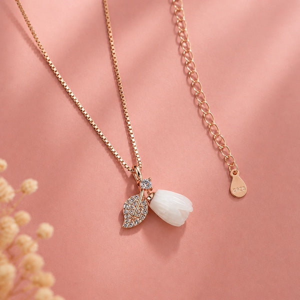 Blossom Drop Pendant Necklace