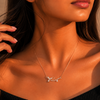 Crystal Vine Drop Necklace