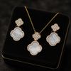 Pearl Clover Elegance Jewelry Set