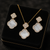 Pearl Clover Elegance Jewelry Set