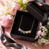 Rainbow Heart Charm Necklace