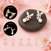 Butterfly Pearl Drop Earrings