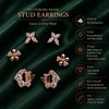 Butterfly Blossom Sparkle Stud