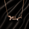 Crystal Vine Drop Necklace