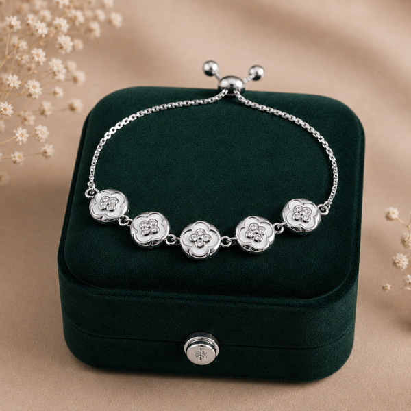 Silver Blossom Luxe Bracelet