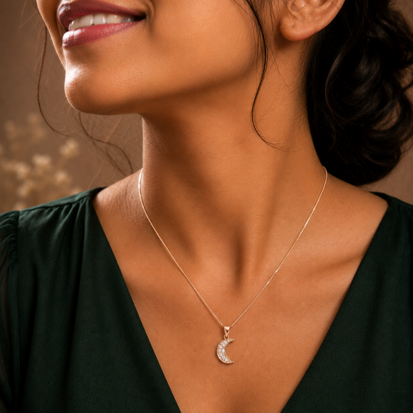 Celestial Crescent Necklace
