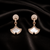 Pearl Petal Drop Earrings