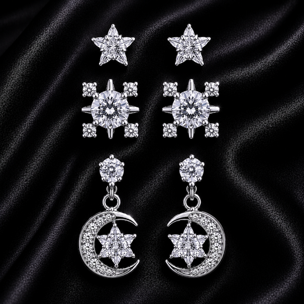 Celestial Glow Stud Set