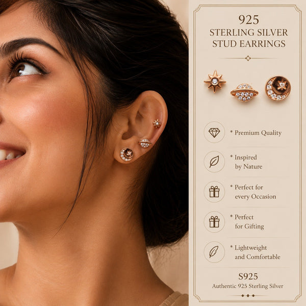 Celestial Charm Stud Set