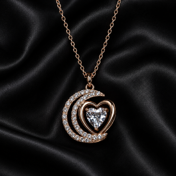 Celestial Love Moon Necklace