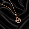 Aurora Teardrop Glow Necklace