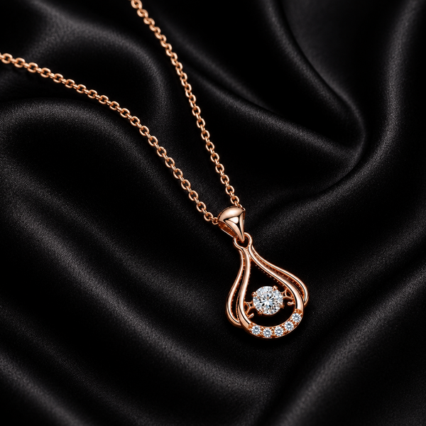 Aurora Teardrop Glow Necklace