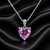 Crystal Heart Solitaire Necklace