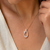 Aura Teardrop Necklace