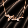 Crystal Vine Drop Necklace