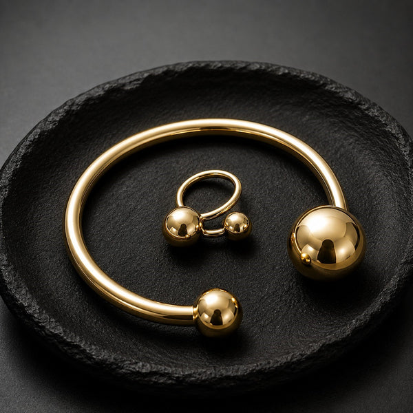 Celeste Orb Bracelet & Ring Set