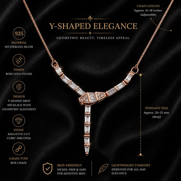Celeste Drop Y Necklace